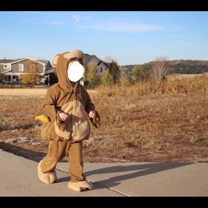 Old navy toddler monkey costume 2t/3t